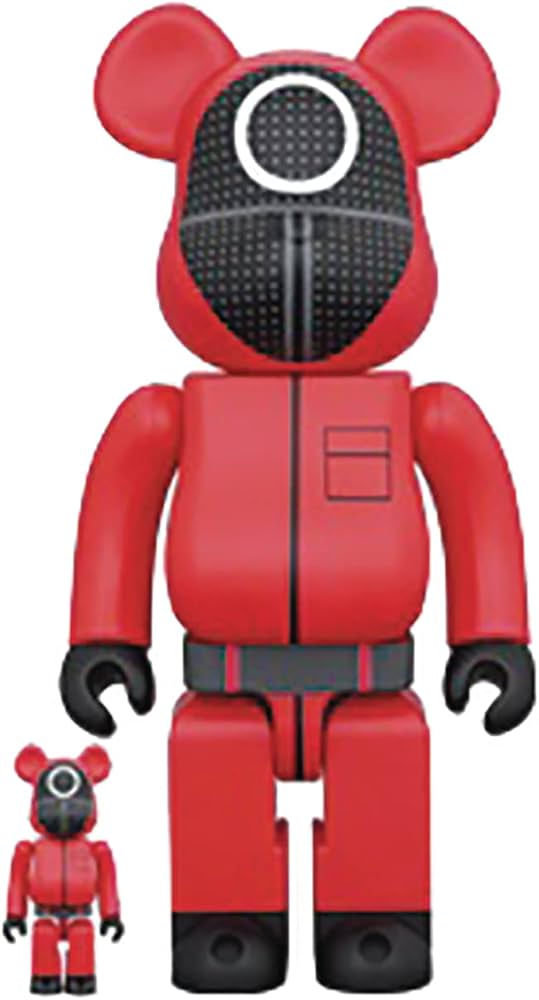 Squid Game Guardia Cerchio | BEARBRICK  100% + 400%