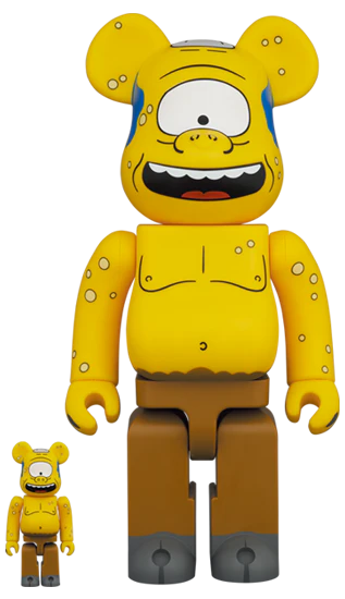 The Simpsons Cyclops Wiggum | BEARBRICK  100% + 400%