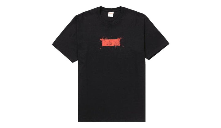 T-SHIRT SUPREME NERA BOX-LOGO COPERTO