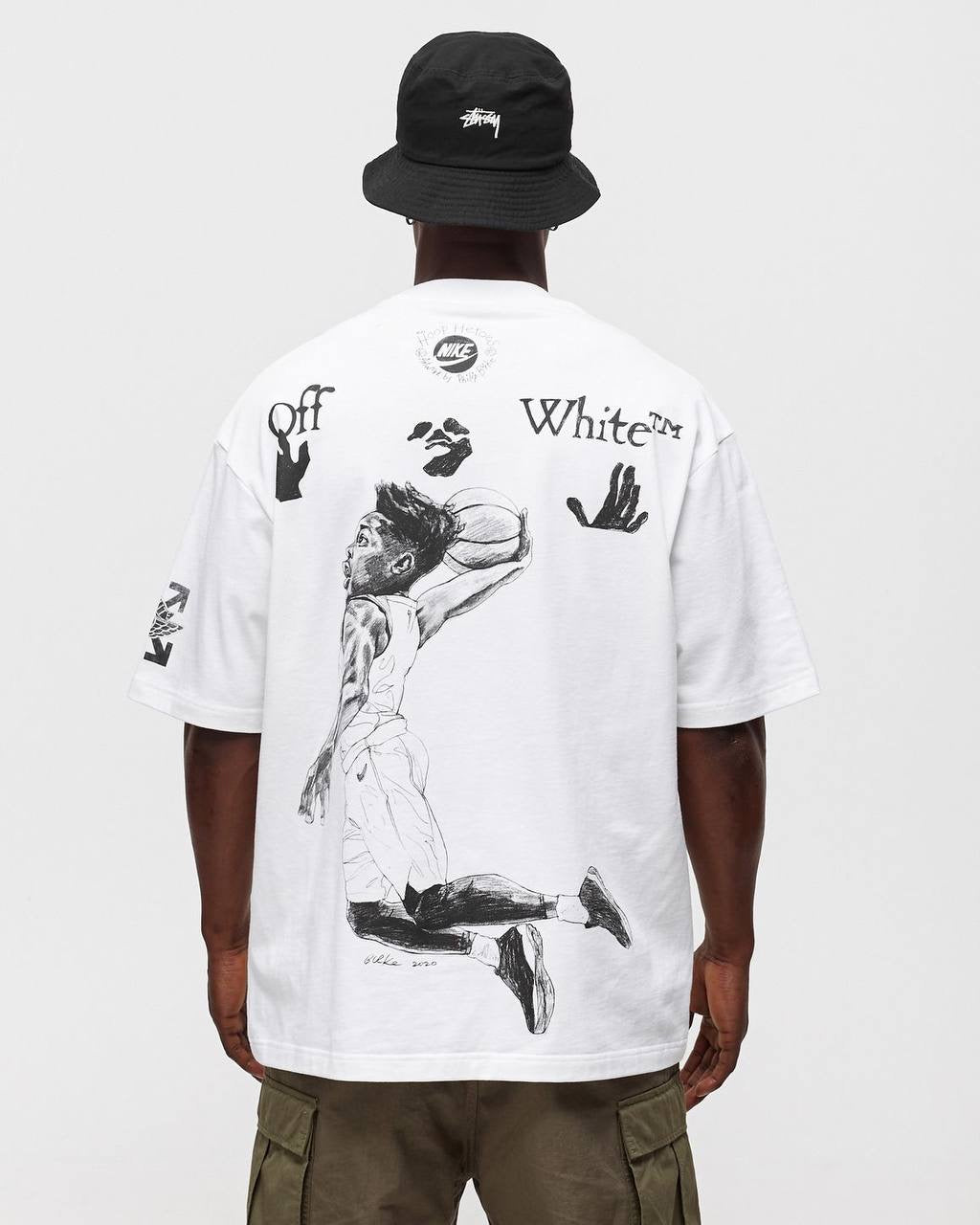 T-SHIRT BIANCA JORDAN X OFF-WHITE