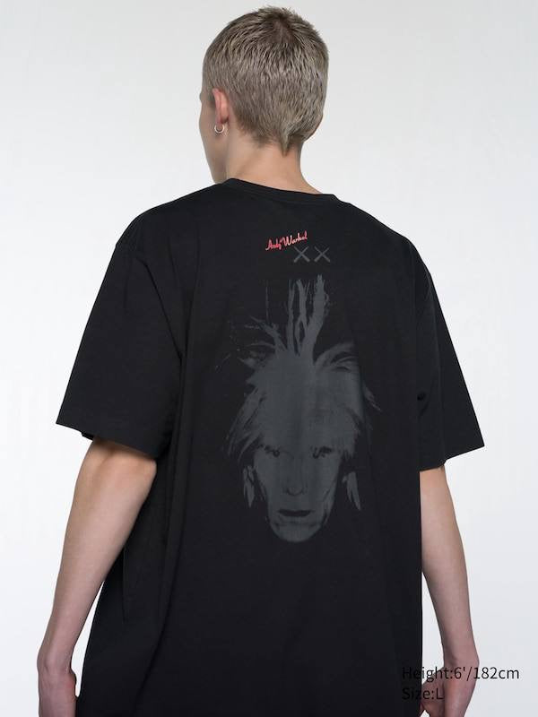 T-SHIRT KAWS NERA FACE WARHOL