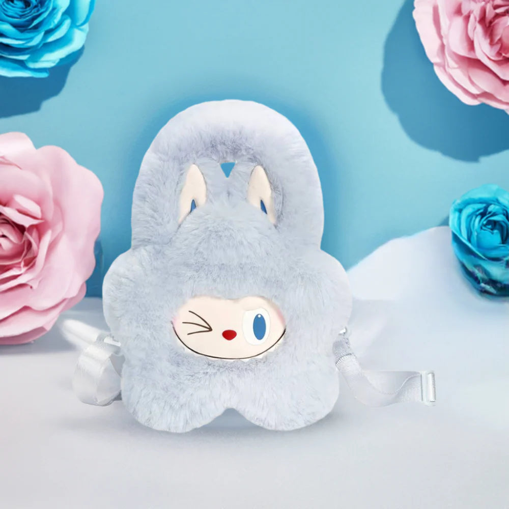 THE MONSTERS Classic Series-Plush Flower Bag (LIGHT BLUE)
