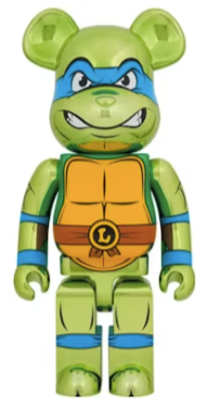 Tartarughe Ninja Leonardo 1000% (Versione Cromata) BEARBRICK