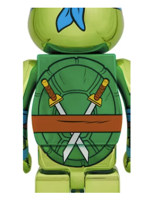 Tartarughe Ninja Leonardo 1000% (Versione Cromata) BEARBRICK