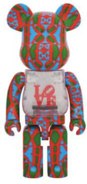 ROBERT INDIANA LOVE | BEARBRICK 1000%