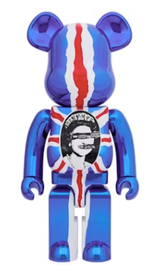 SEX PISTOLS GOD SAVE THE QUEEN CHROME | BEARBRICK 1000%