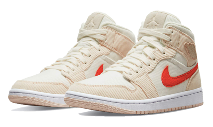 Air Jordan 1 Mid Corduroy Sail SE (W)