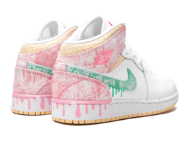 Air Jordan 1 Mid Paint Drip (GS)