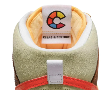 Dunk High SB x Color Skates Kebab&Destroy