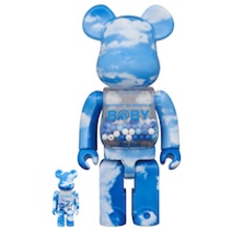 My First Bearbrick Baby Blue Sky | BEARBRICK 100% + 400%