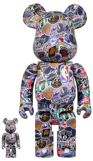 NBA BEARBRICK  100% + 400%