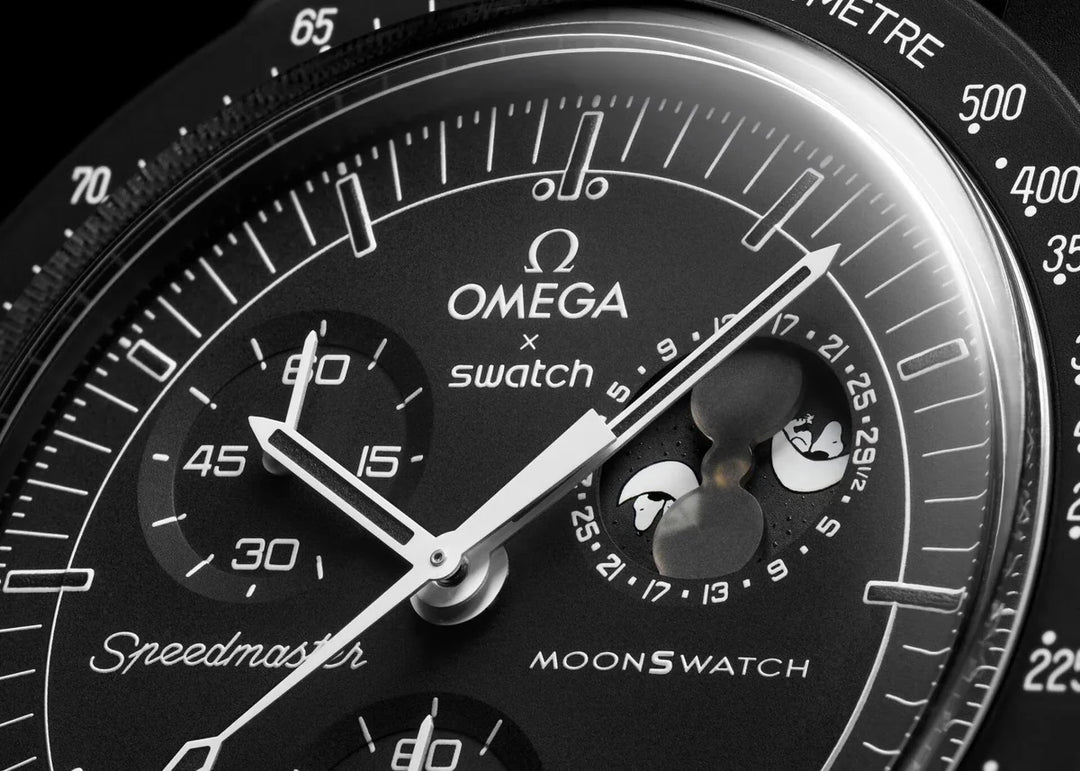 Swatch x Omega Bioceramic MoonSwatch “Mission to Moonphase Snoopy Black”