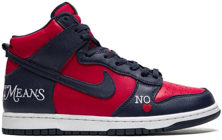 Nike Sb Dunk High Supreme By Any Means Navy