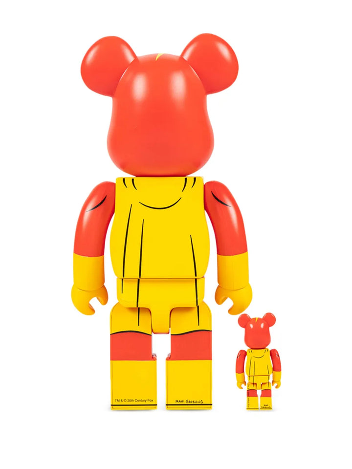 The Simpsons Radioactive Man | BEARBRICK  100% + 400%