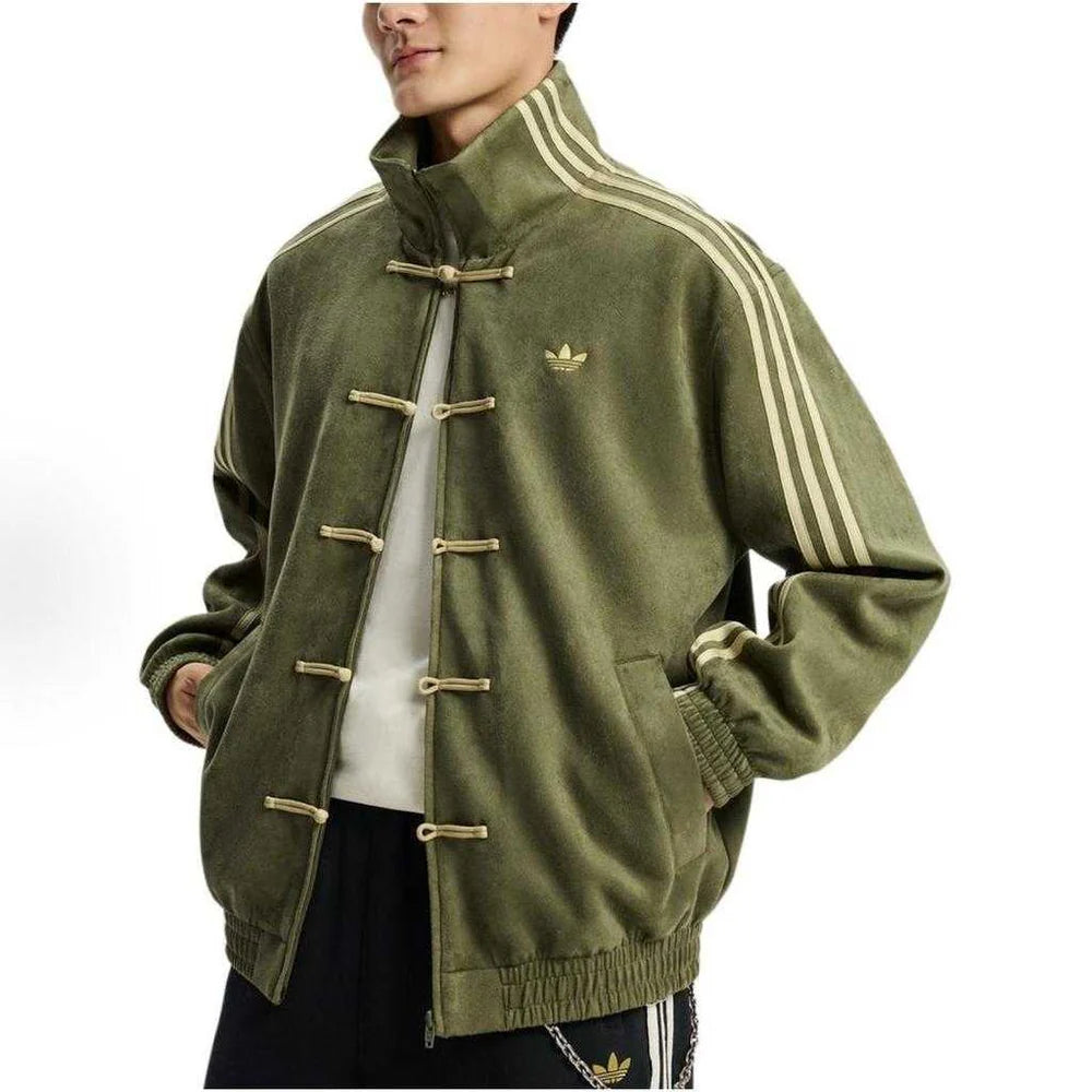 Adidas CTT Chinese Track Top 3.1 Gender Neutral Jacket Olive (Asia Sizing)