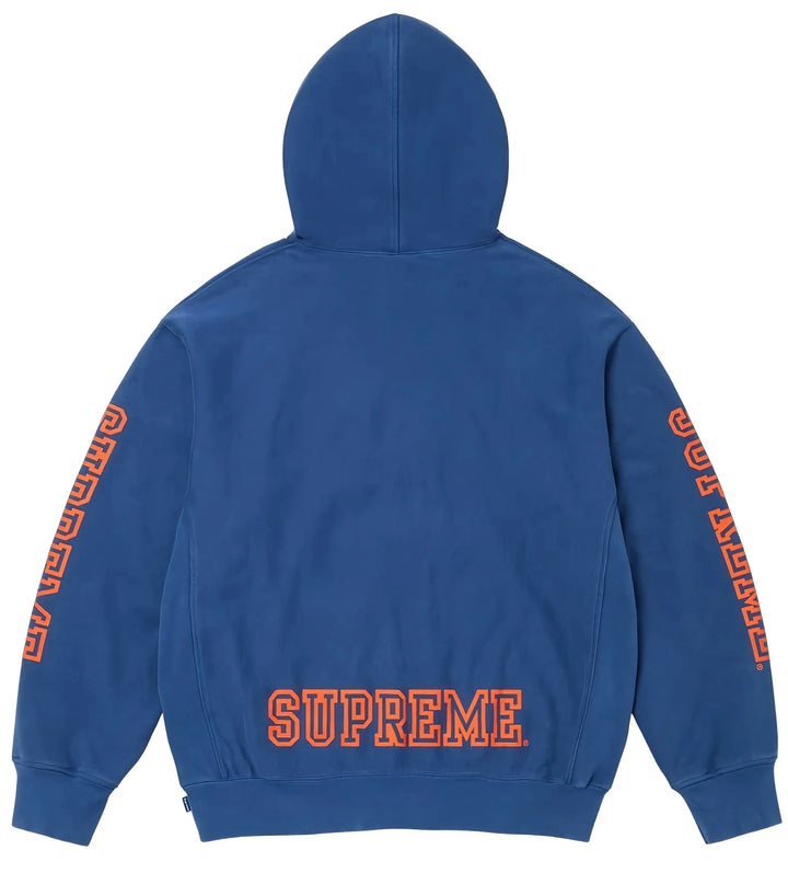 Supreme Collegiate Hoodie “Blue-Orange”