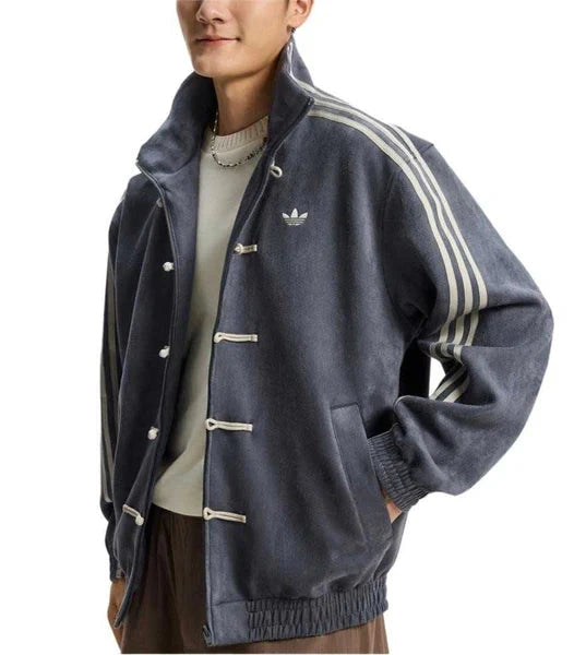 adidas CTT Chinese Track Top 3.1 Jacket “Dark Grey” (Asia Sizing)