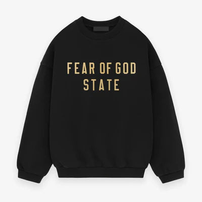 Fear of God Essentials Hoodie State Black (FW24)