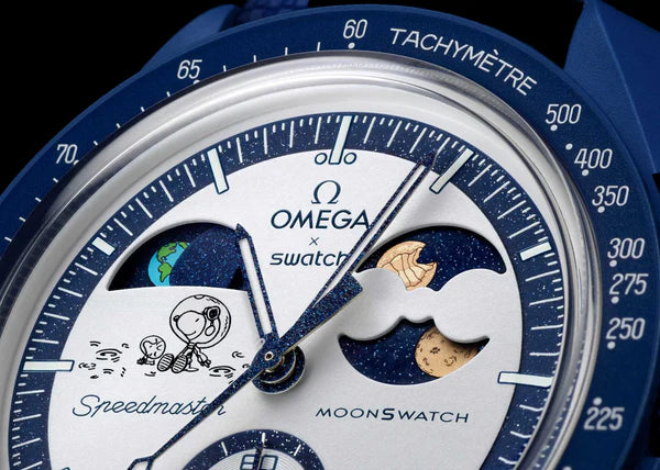 Swatch x Omega MoonSwatch “Mission to Earthphase Snoopy Gold (Beaver Moon)”