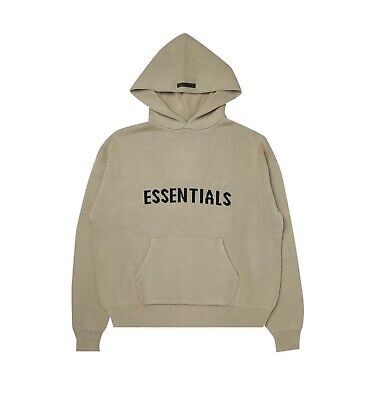 Fear of God Essentials Knit Hoodie Pistachio