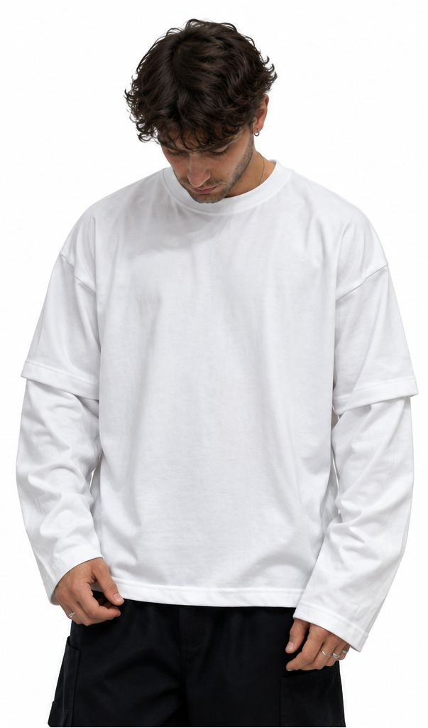 WHITE LONGSLEEVE