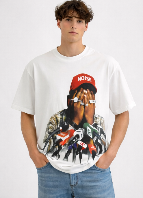 "MEDIA" VYRE WHITE T-SHIRT