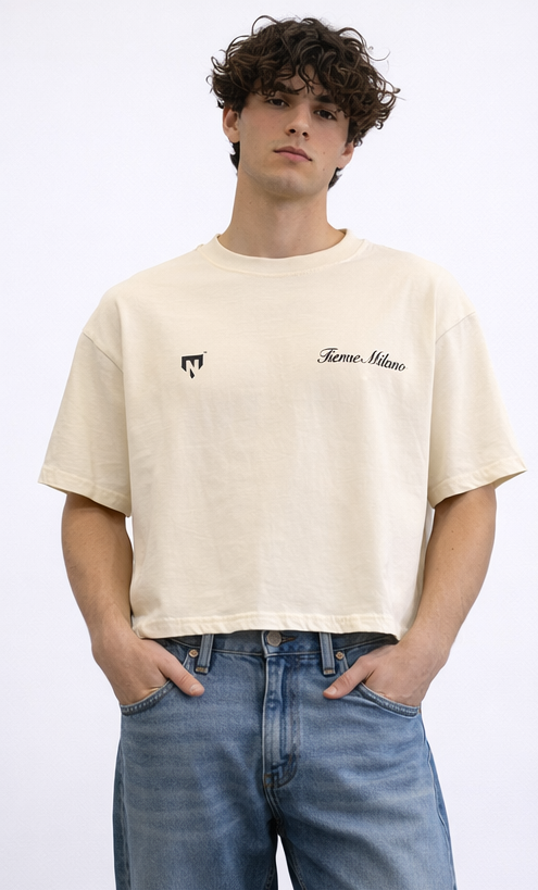 TIENNE MENTALITY - Icon Tee "Cream"