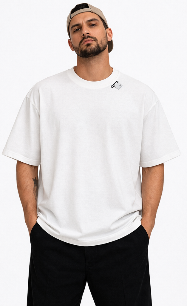 "Balance" White Tee