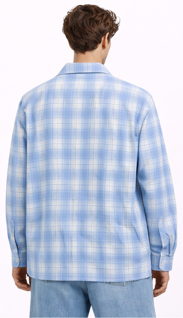 "NEVERSTOP" Sky Blue Shirt