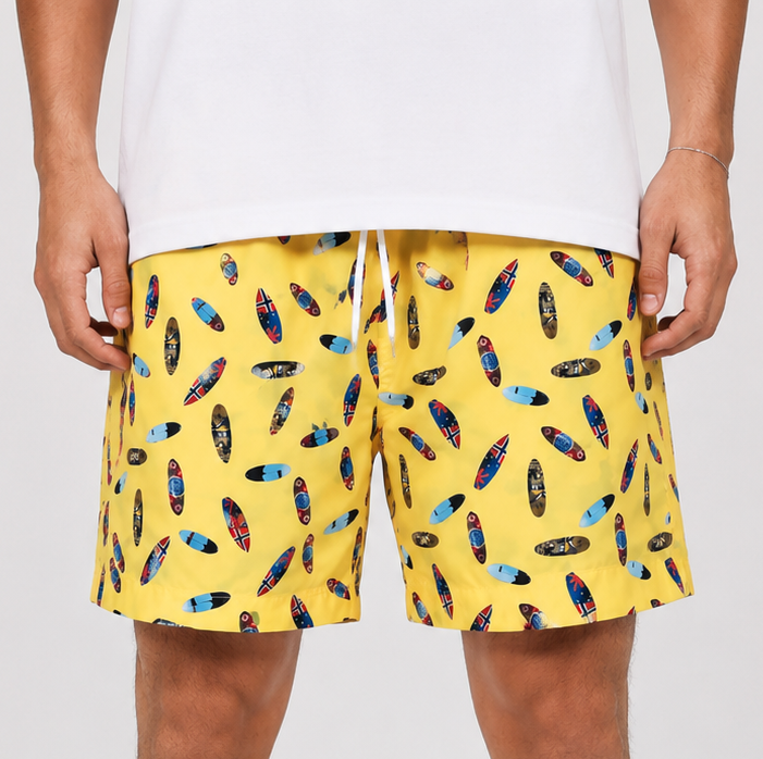 Surfboards Yellow Swim Suit