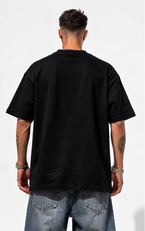 "DIAMOND CROSS" VYRE BLACK T-SHIRT