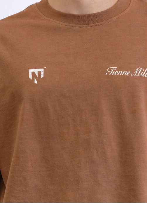 TIENNE MENTALITY - Icon tee "Cacao"