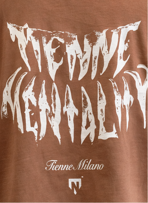 TIENNE MENTALITY - Icon tee "Cacao"