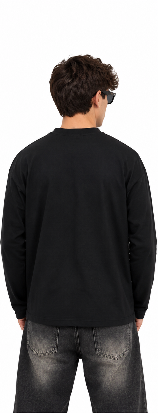 "NY" BLACK LONGSLEEVE