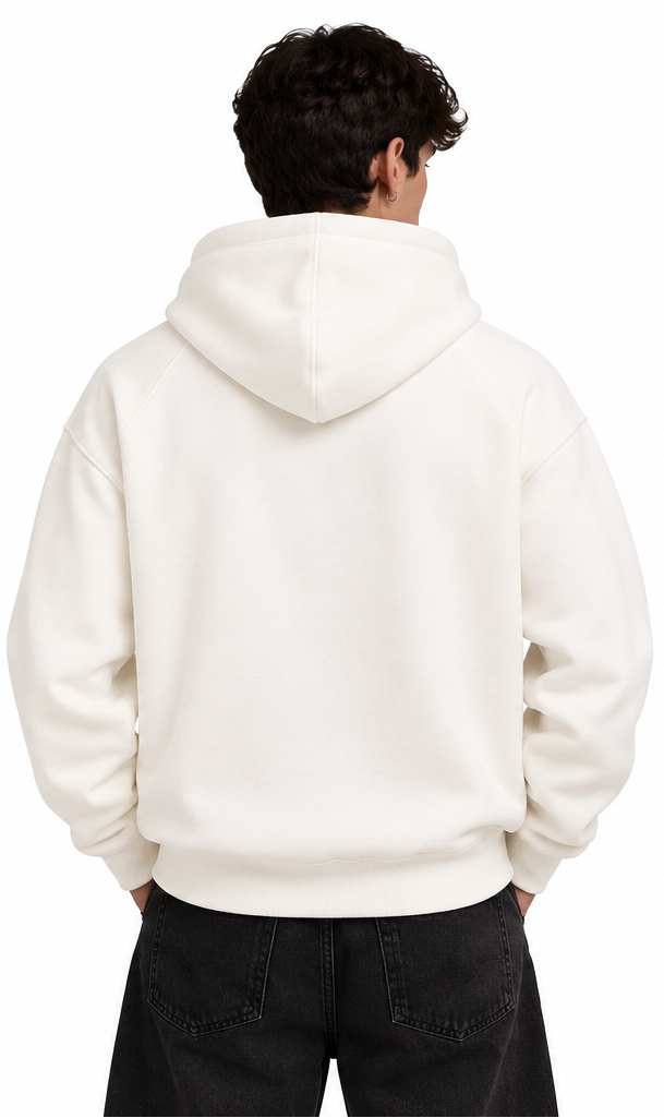 "SAINTS OF GOD" WHITE HOODIE