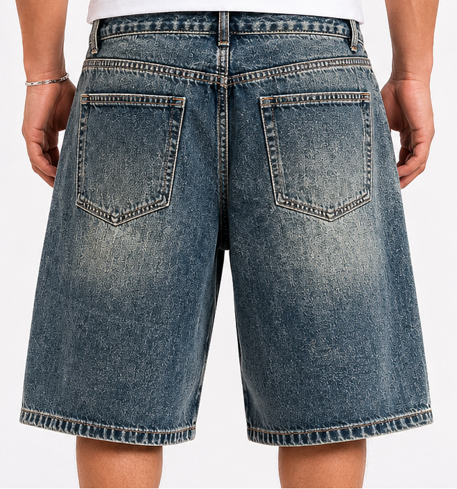 Destroyed Denim Shorts