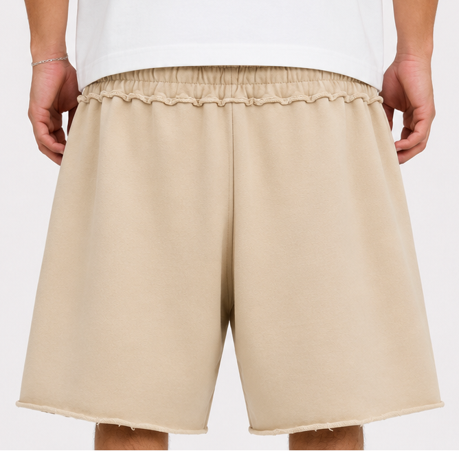 COMME DES FUCKDOWN BEIGE SHORTS