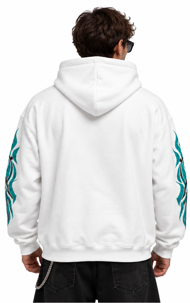 "LIBERTY" DIAMOND WHITE HOODIE