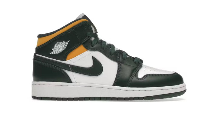 Jordan 1 Mid green pollen sonics