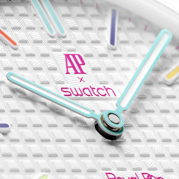 Audemars Piguet x Swatch Royal Pop “Huit Blanc”