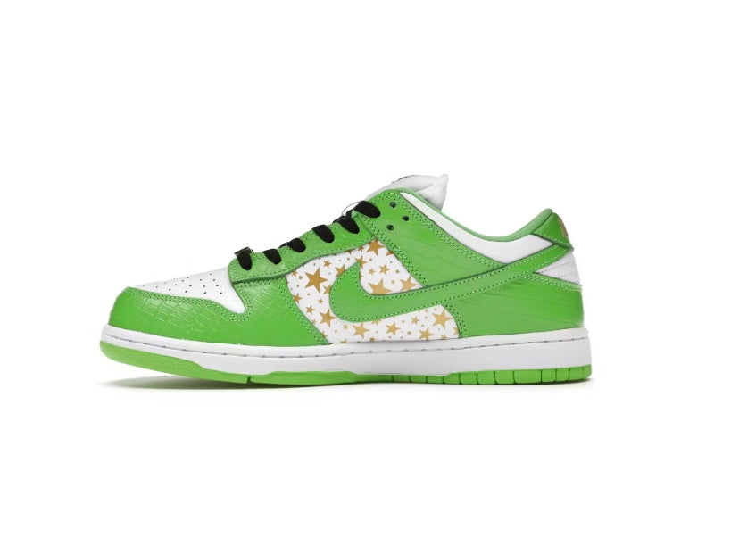 Nike Sb Dunk Low Supreme Stars Green