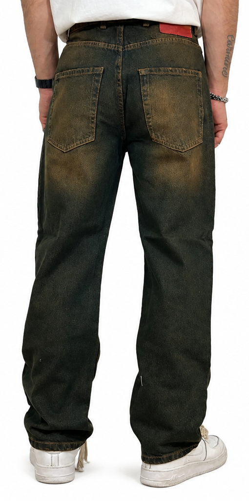 "RUSTY EFFECT" DENIM