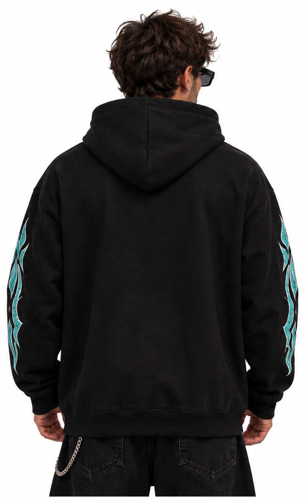 "LIBERTY" DIAMOND BLACK HOODIE