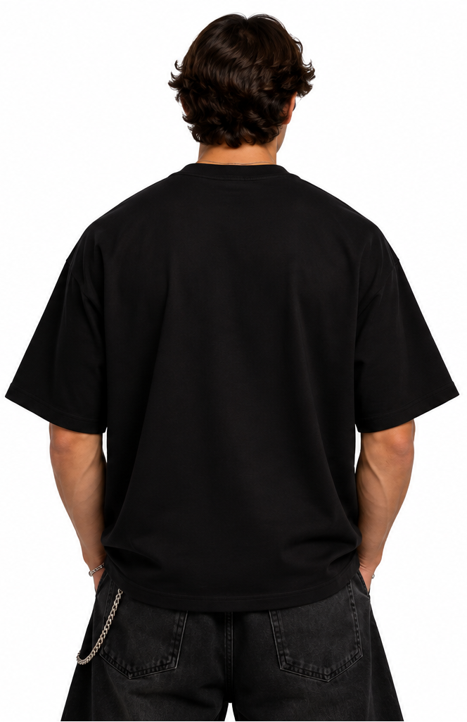 "COLD HEART" BLACK TEE