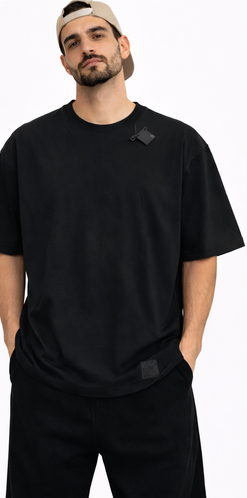 "BALANCE" TEE BLACK