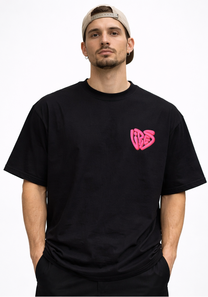 “Good Vibes” Tee Black