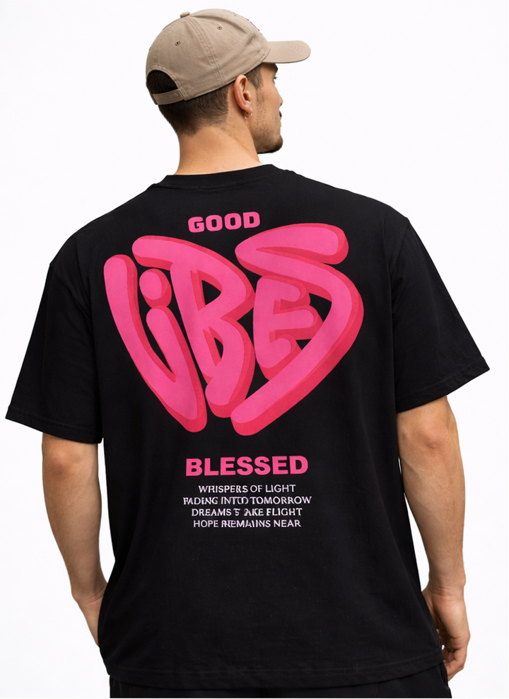 “Good Vibes” Tee Black