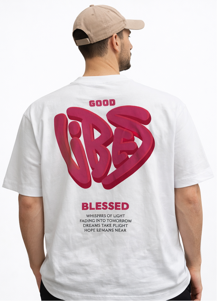 “Good Vibes” Tee White