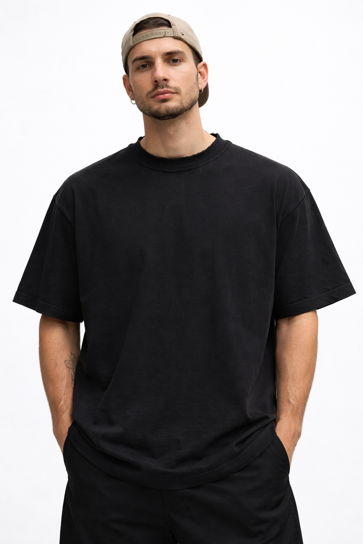 "Night Crew" Black Tee