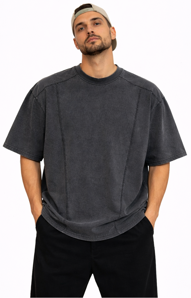 DARK GREY TEE